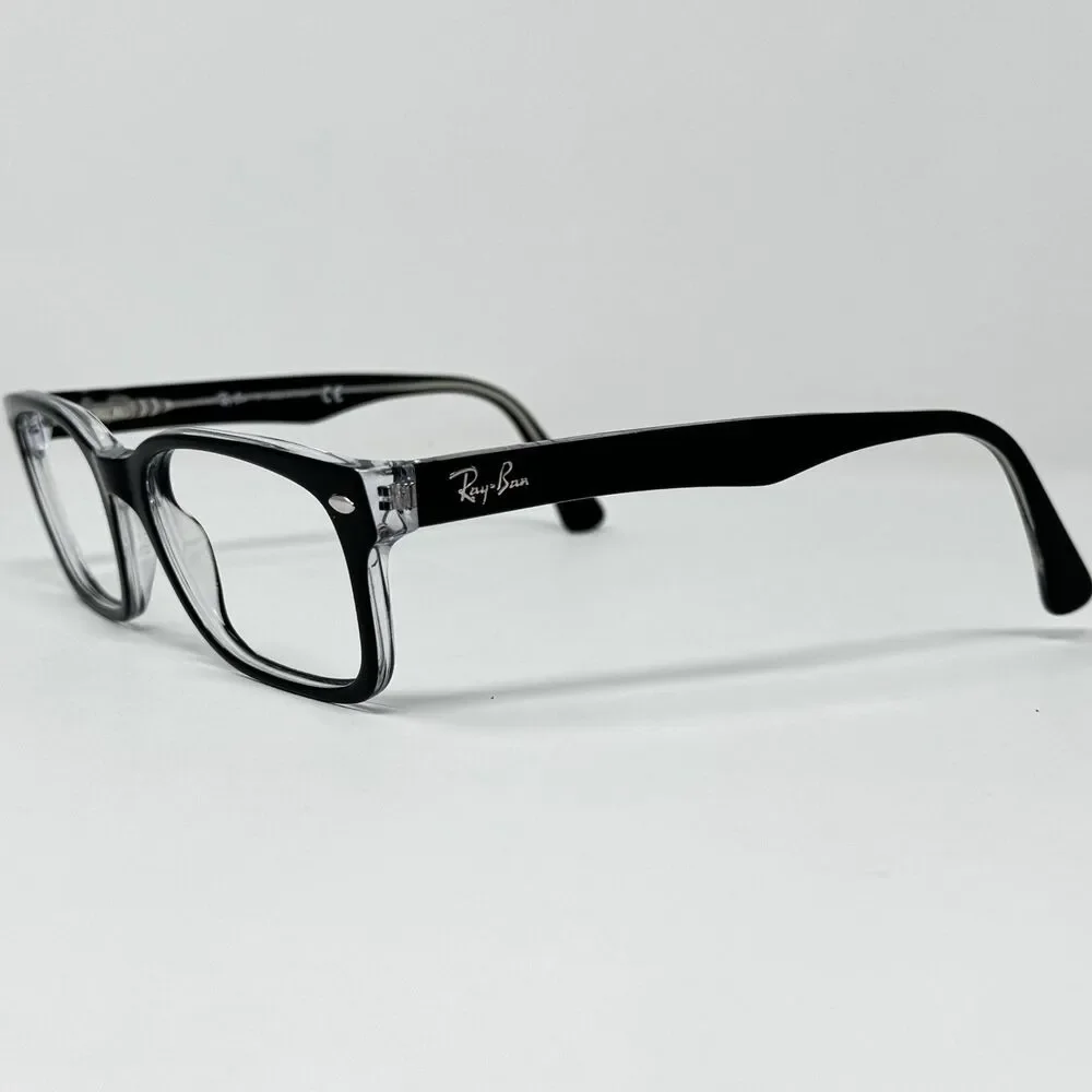Ray-Ban RB5286 2034 Black Clear Eyeglass Frames 51-18-135 Authentic